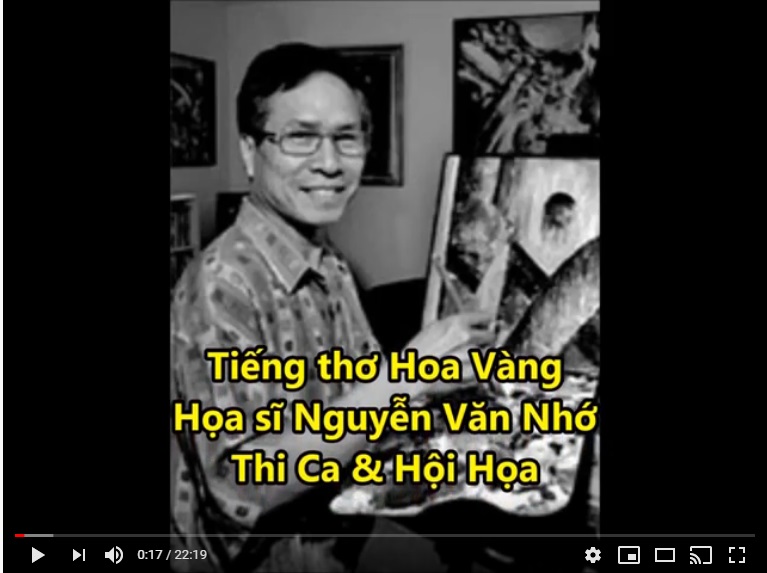 Tiếng thơ Hoa Vàng – Họa sĩ Nguyễn Văn Nhớ: Thi Ca & Hội Họa