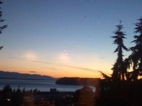 Sunset over Seatle