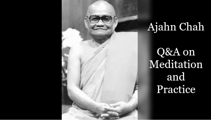 Venerable Ajahn Chah-“Wisdom does not arise from desire”
