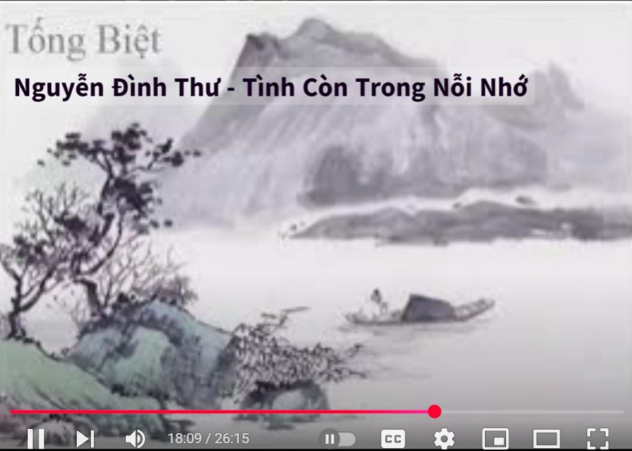 Tiếng Thơ Hoa Vàng – Nguyễn Đình Thư: Tình Còn Trong Nỗi Nhớ