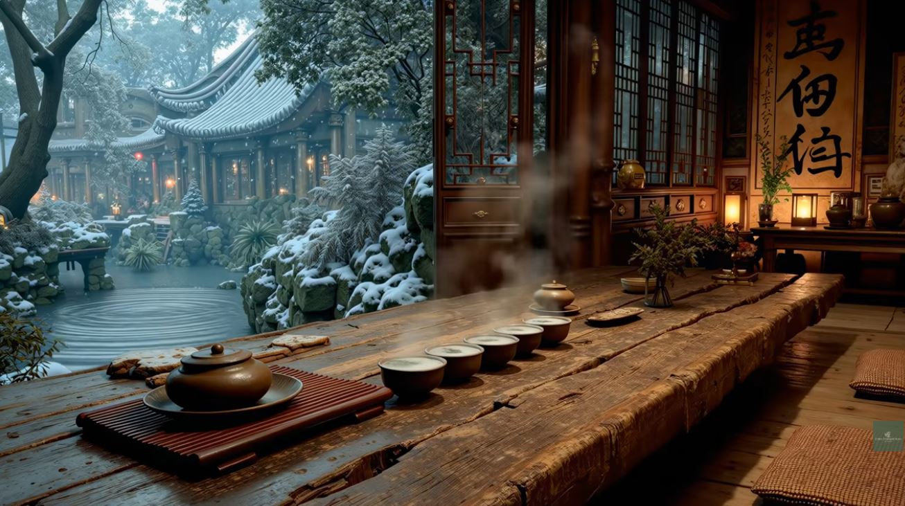 Asian Winter Serenity | Bamboo Flute & Koto Music for Deep Meditation